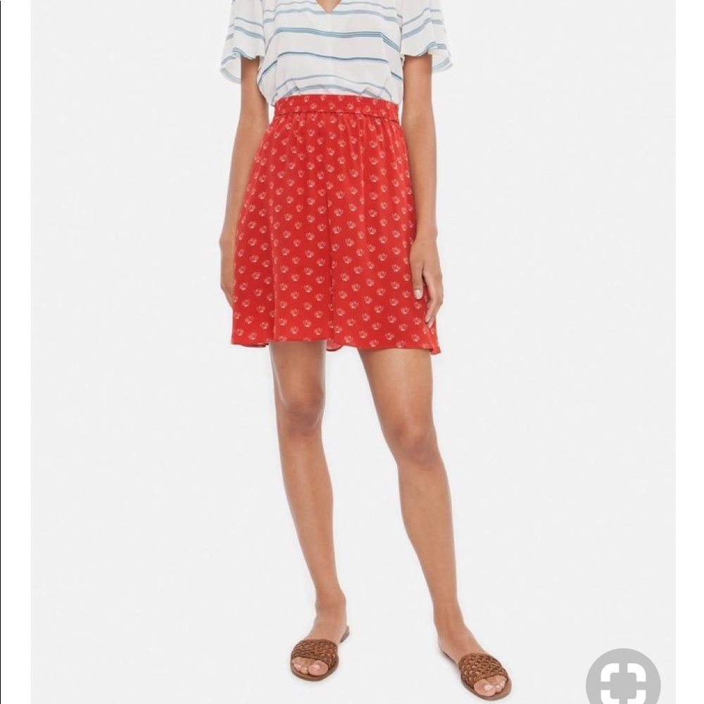 NEW • Tucker NYC • Above the Knee Skirt Persimmon